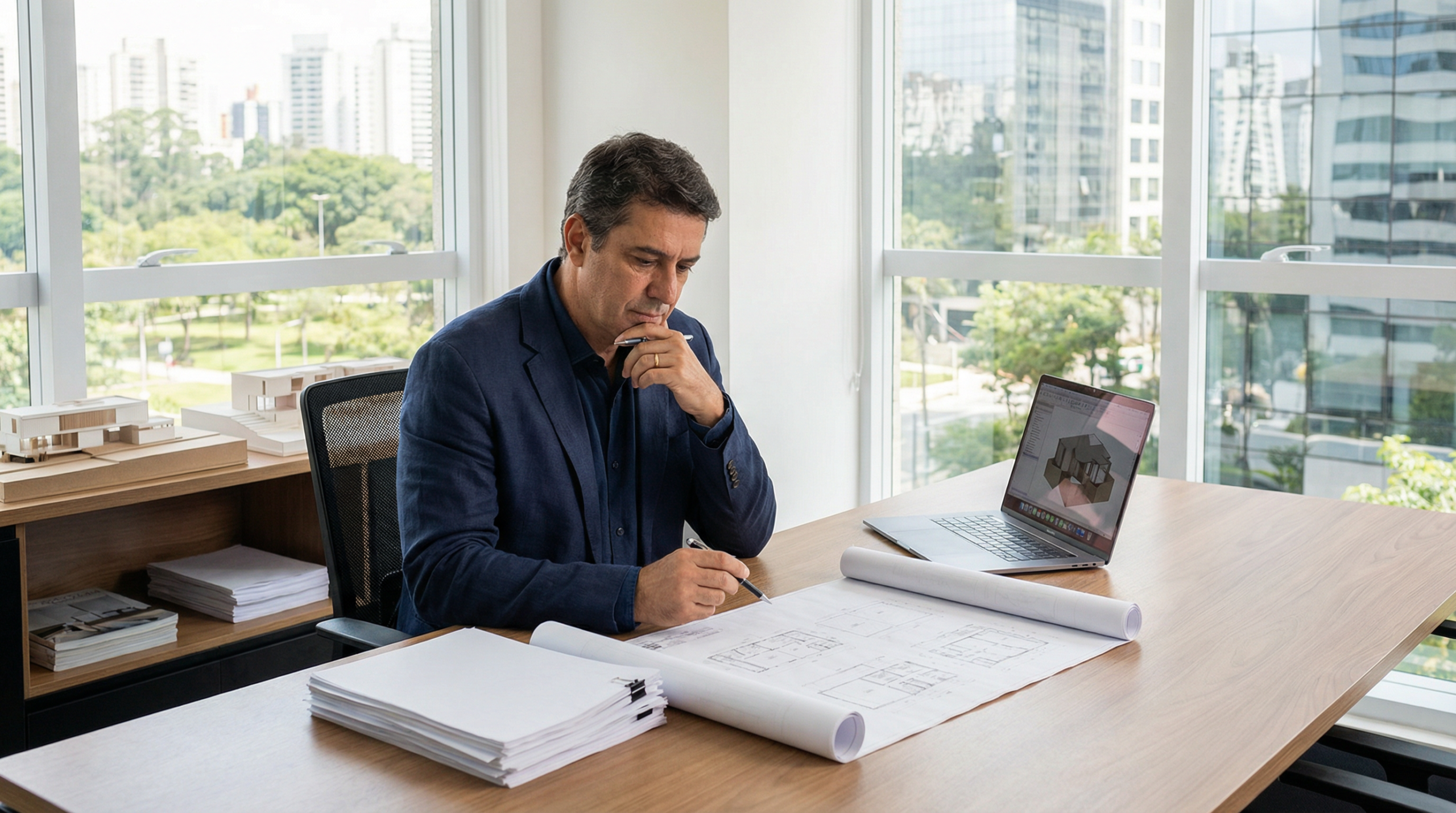 Projeto da Prime Arquitetura em terreno com desnível