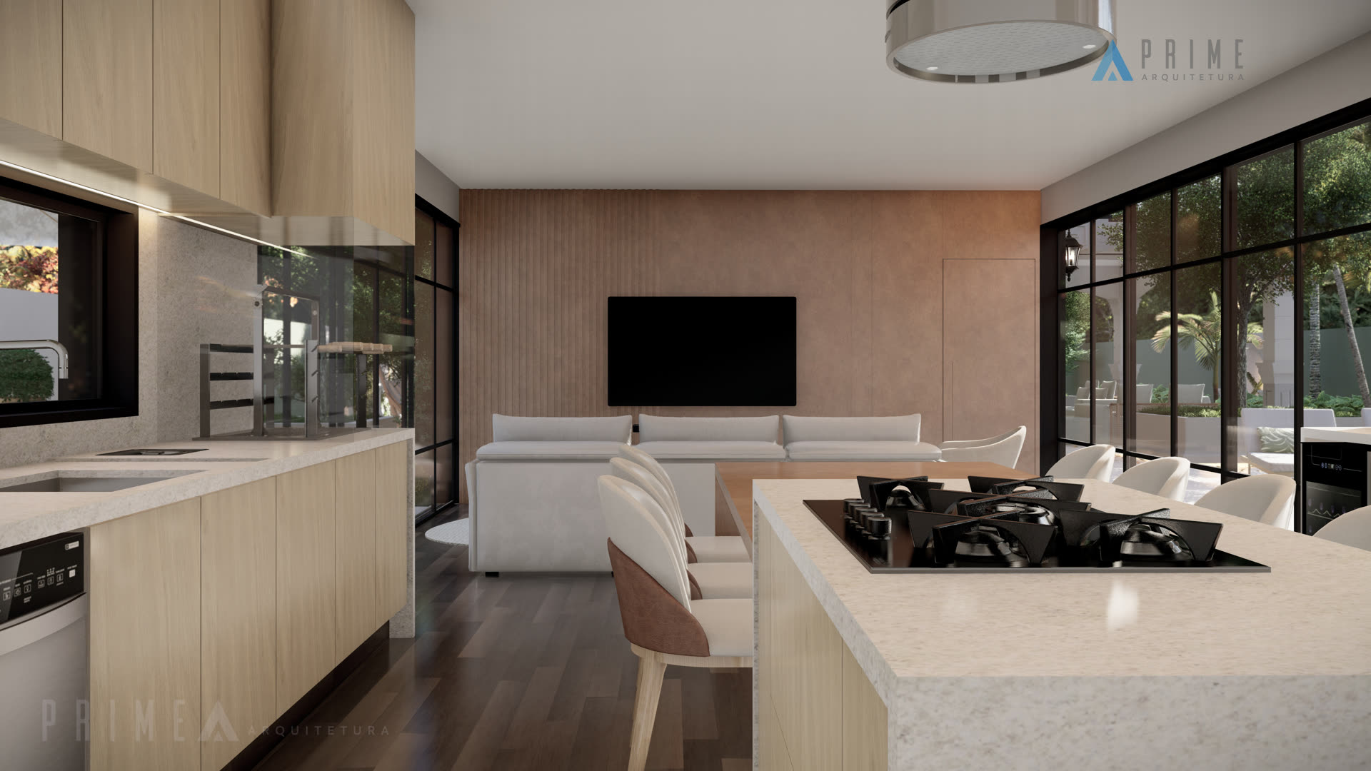 Projeto residencial Prime Arquitetura no Condomínio Saint Charbel em Araçoiaba da Serra — Satomi House — Foto 13