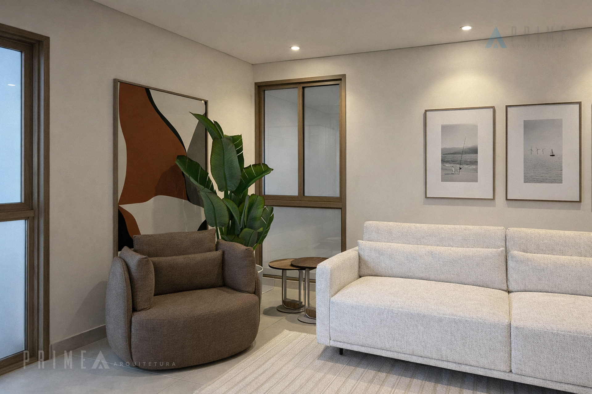 Projeto residencial Prime Arquitetura no Condomínio Jardim Esplendor em Indaiatuba — DRL House — Living Integrado 03
