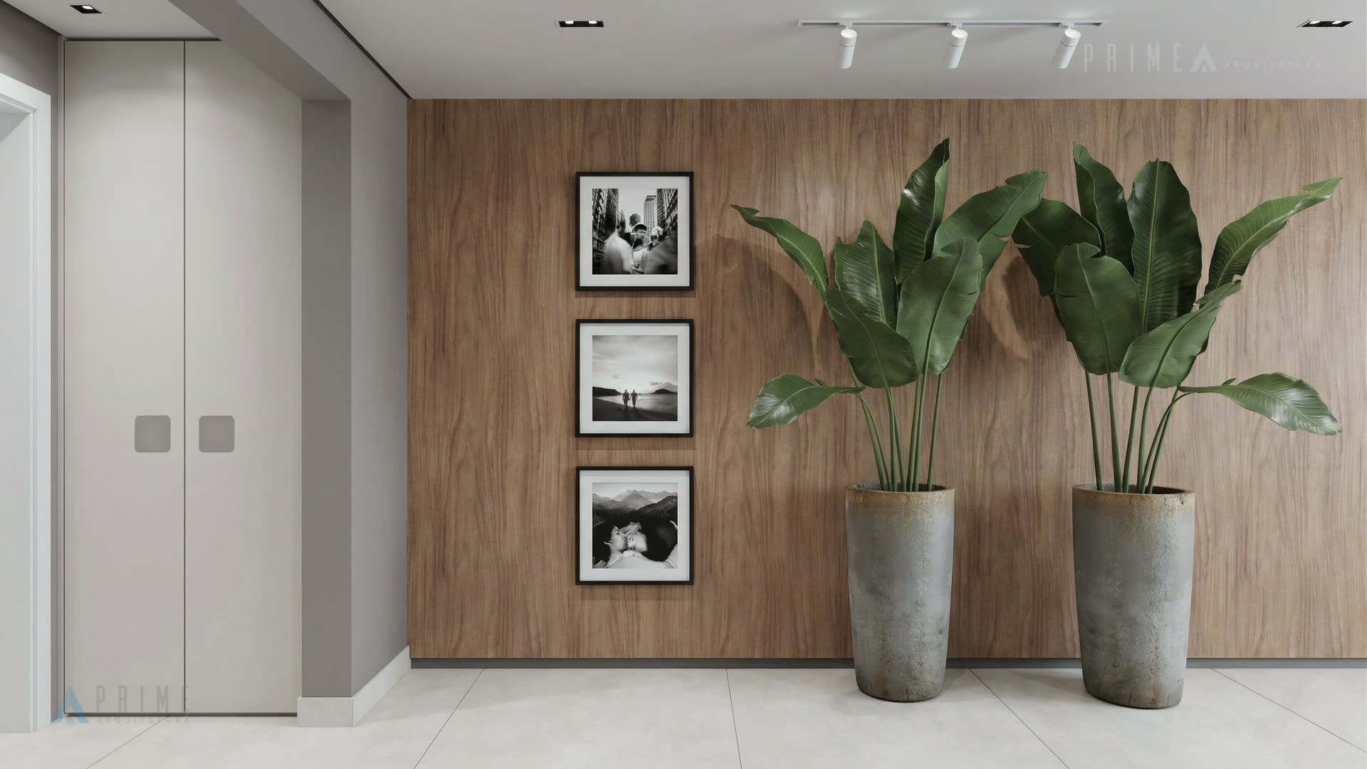 Projeto residencial Prime Arquitetura no Condomínio Jardim Esplendor em Indaiatuba — DRL House — Hall Circulacao e Escada 02