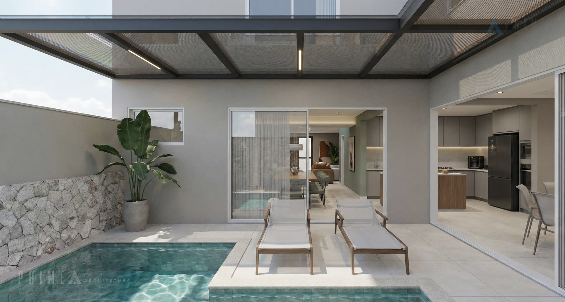 Projeto residencial Prime Arquitetura no Condomínio Jardim Esplendor em Indaiatuba — DRL House — Area Externa 02
