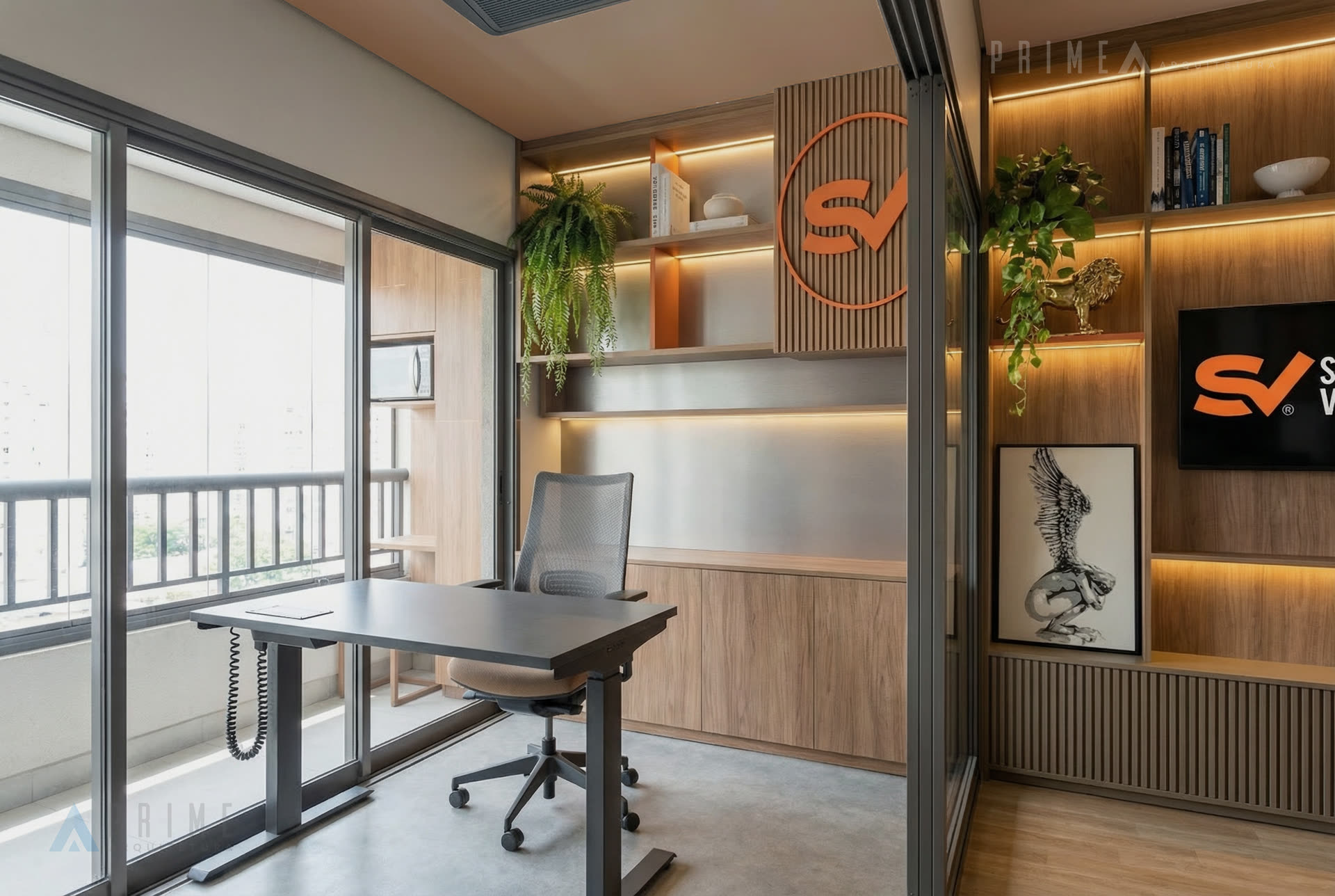 Projeto comercial Prime Arquitetura no Parque Diálogo em São Paulo — LMZ Office — Arquitetura Sao Paulo Tatuape LMZ Office Ambiente 07