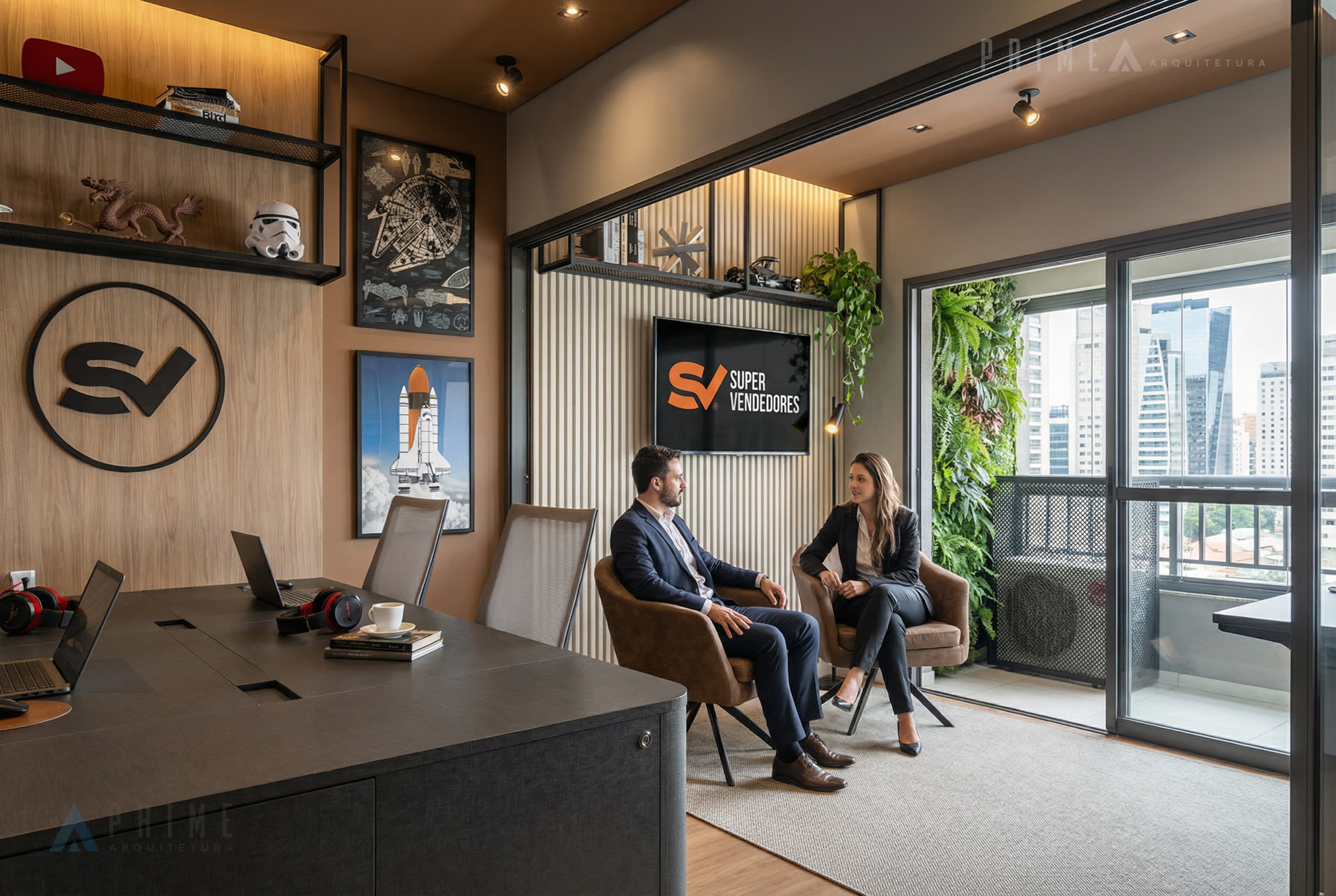 Projeto comercial Prime Arquitetura no Parque Diálogo em São Paulo — LMZ Office — Arquitetura Sao Paulo Tatuape LMZ Office Ambiente 08