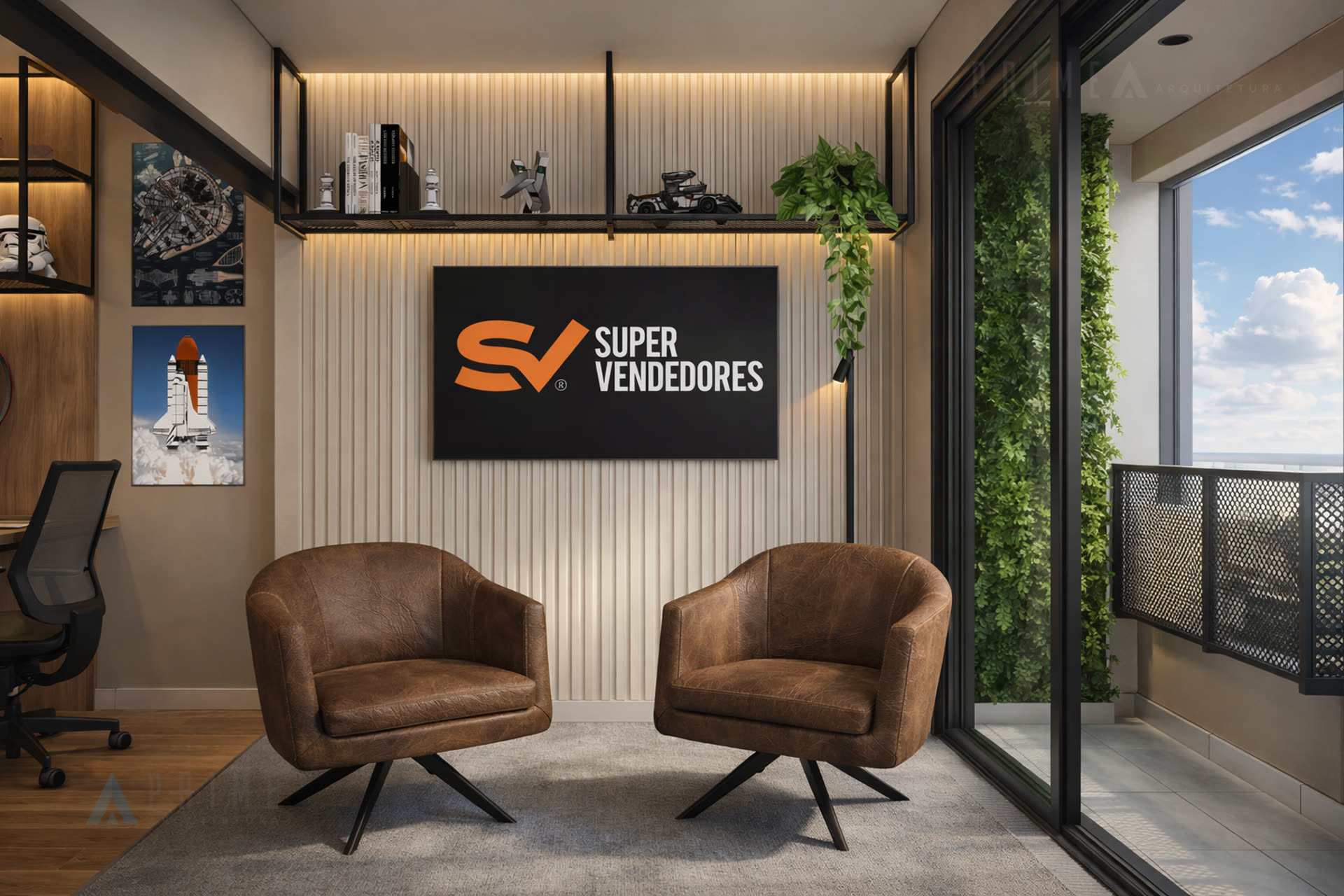 Projeto comercial Prime Arquitetura no Parque Diálogo em São Paulo — LMZ Office — Arquitetura Sao Paulo Tatuape LMZ Office Ambiente 09
