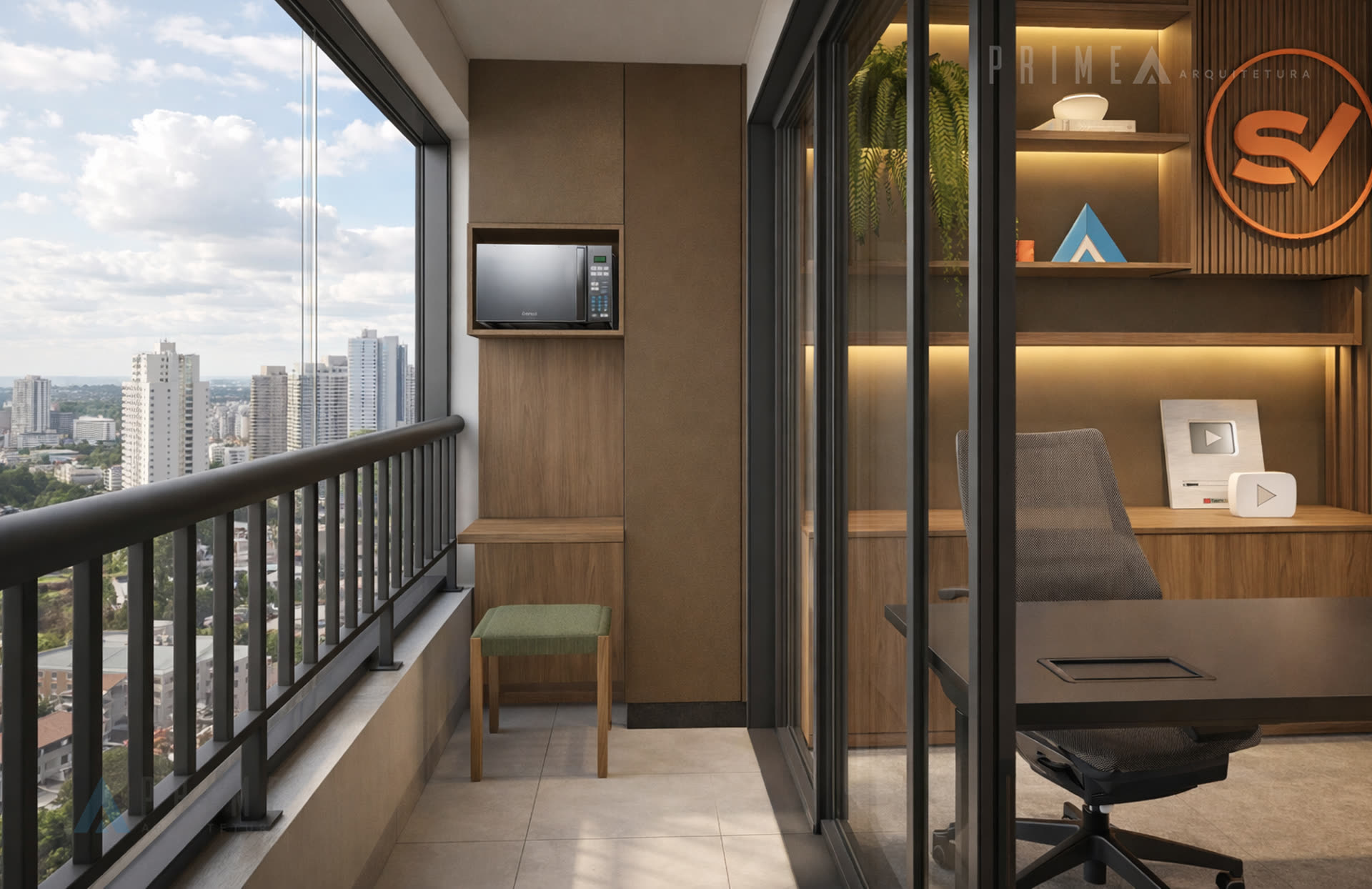 Projeto comercial Prime Arquitetura no Parque Diálogo em São Paulo — LMZ Office — Arquitetura Sao Paulo Tatuape LMZ Office Ambiente 10