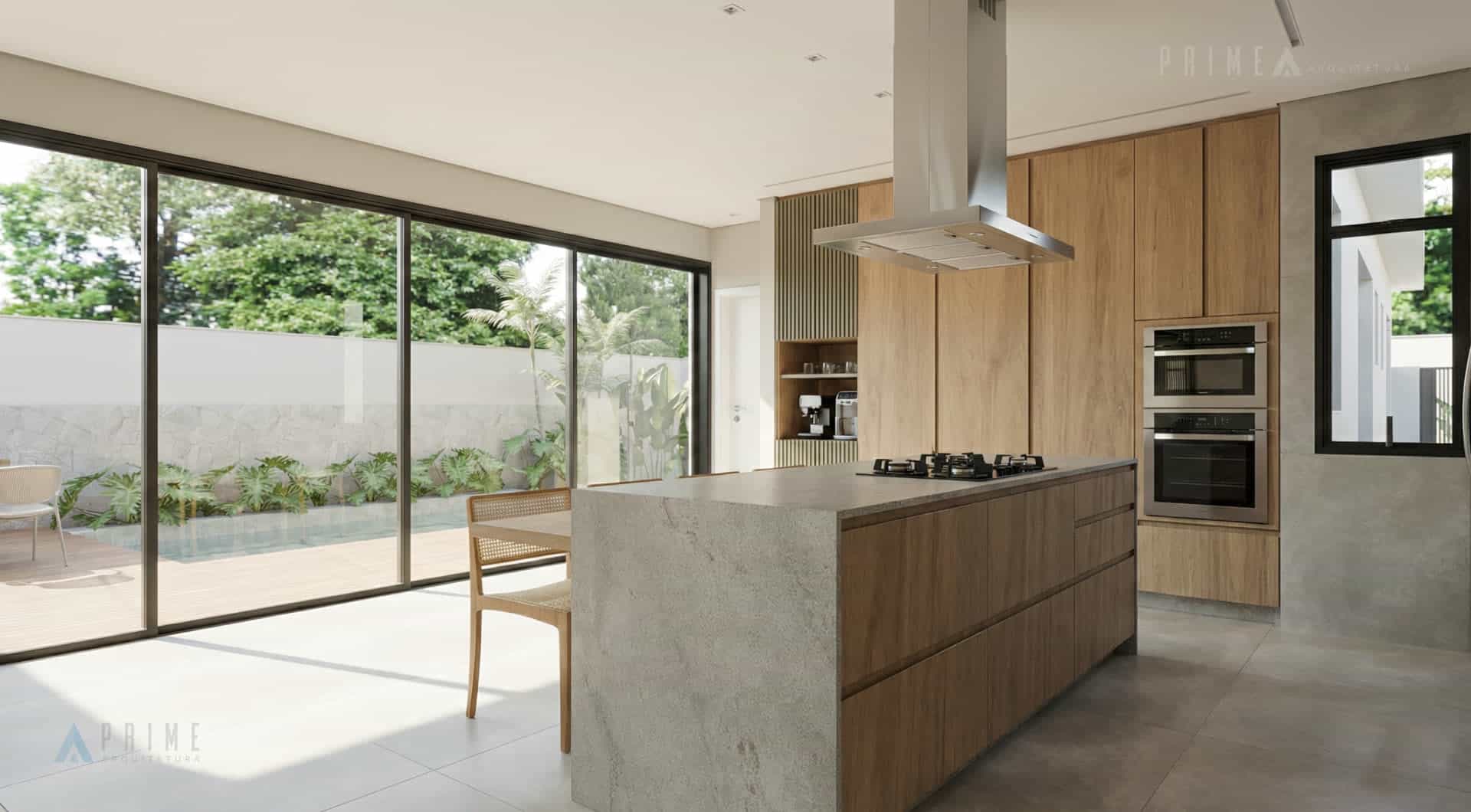Projeto residencial Prime Arquitetura no Condomínio Bouganville em Sorocaba — DMC II House — Cozinha 02