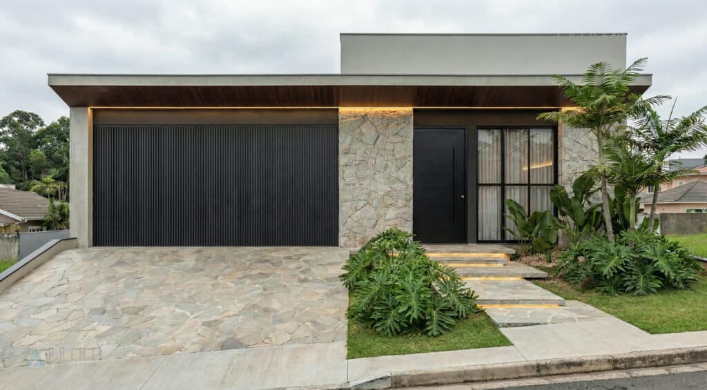 Projeto residencial Prime Arquitetura no Condomínio Bouganville em Sorocaba — DMC II House — Fachada 01